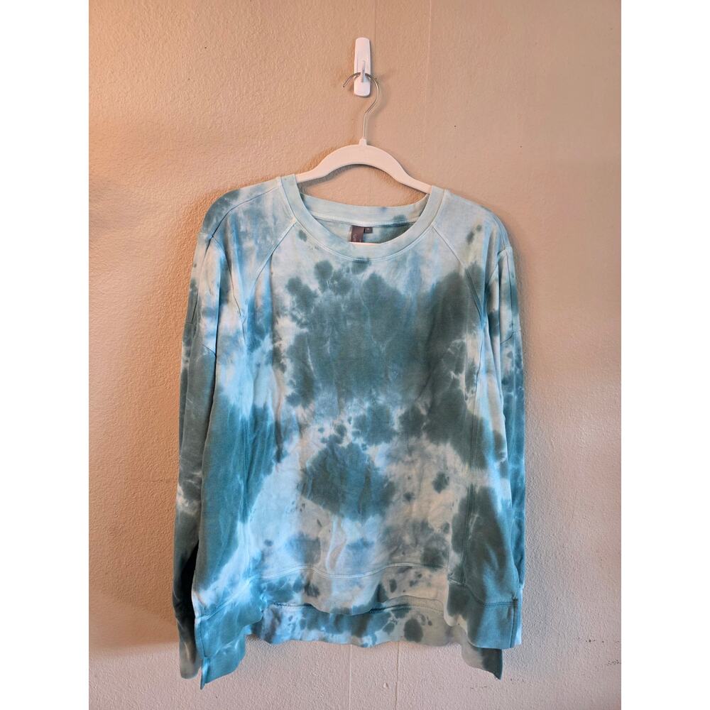 Sweaty Betty Women's Tie Dye Long Sleeve Sweatshirt Top SZ XL Oversized